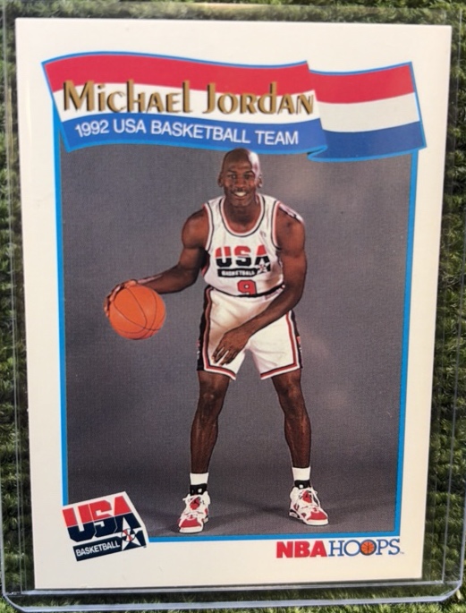 1991 NBA Hoops Michael Jordan USA Team #55 Olympics