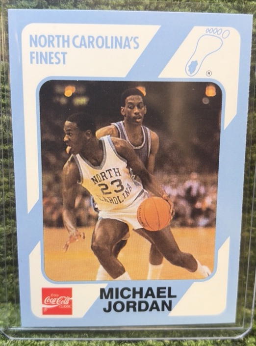 1989 Collegiate CollectionCoca-Cola North Carolinas Finest- Michael Jordan #17