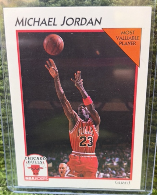 Michael Jordan 1991 NBA Hoops McDonalds Basketball Card Chicago Bulls #5