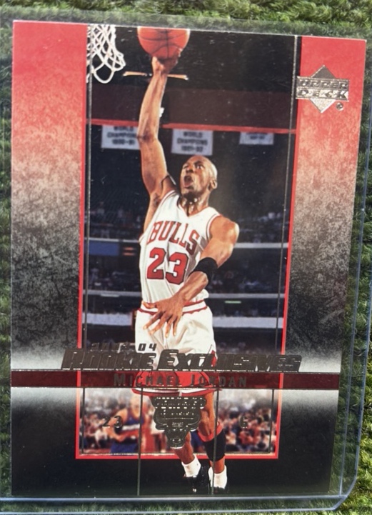 2004 Upper Deck Rookie Exclusives Michael Jordan #60 Chicago Bulls HOF