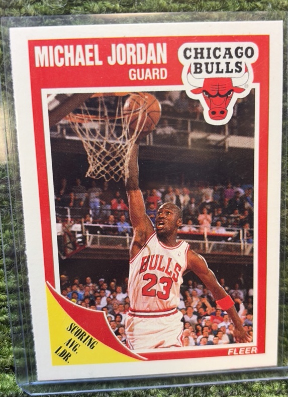 1989-90 Fleer Set Break #21 Michael Jordan Chicago Bulls