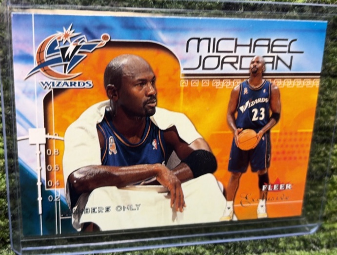 2002-03 Fleer Exclusive Michael Jordan Members Only Wizards HOF #109