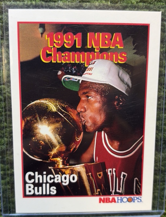 1991 NBA Champions Chicago Bulls NBA HOOPS #543