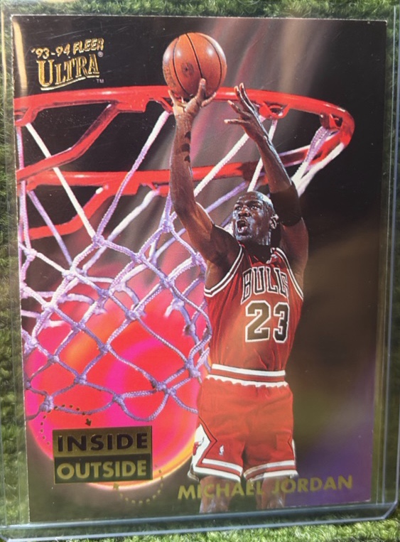 1993-94 Fleer Ultra - Inside Outside Michael Jordan #4-  Chicago Bulls