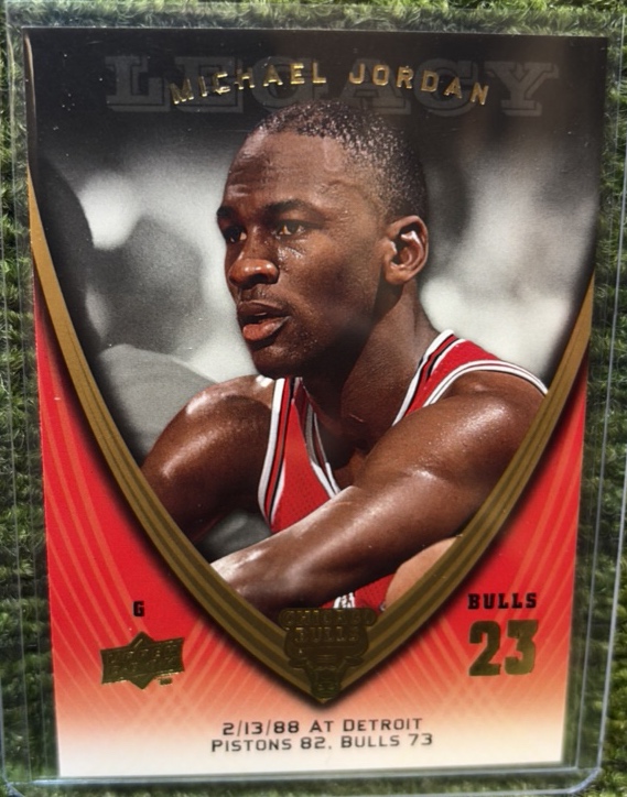 Upper Deck 2008-09 Michael Jordan Legacy Set #231 Chicago Bulls NBA Card