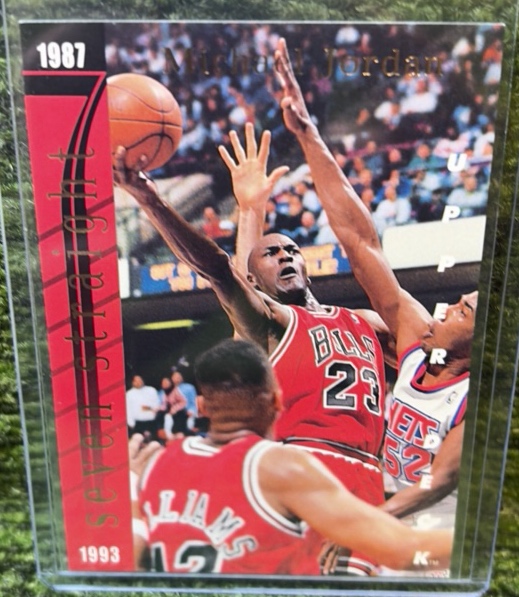 1993-94 Upper Deck Michael Jordan & Wilt Chamberlain Seven Straight #SP3