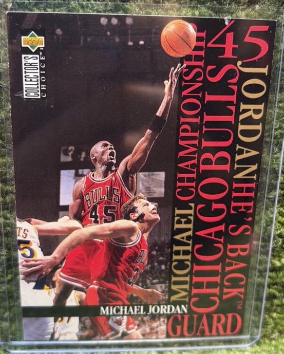 1995-96 Upper Deck Collectors Choice - Michael Jordan Hes Back in the Game #M1