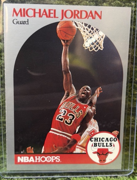 1990 NBA Properties Hoops Chicago Bulls Michael Jordan Single Card #65