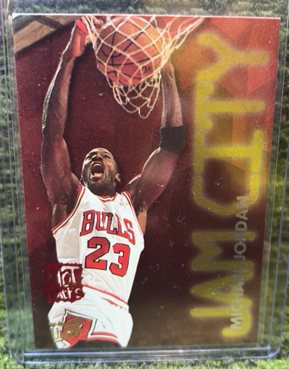1995-96 Fleer Ultra Jam City Hot Packs #3 of 12 Michael Jordan Chicago Bulls RARE INSERT