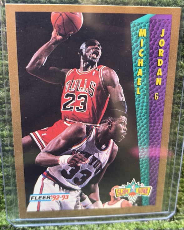 1992-93 Fleer - Slam Dunk Michael Jordan #273 Chicago Bulls