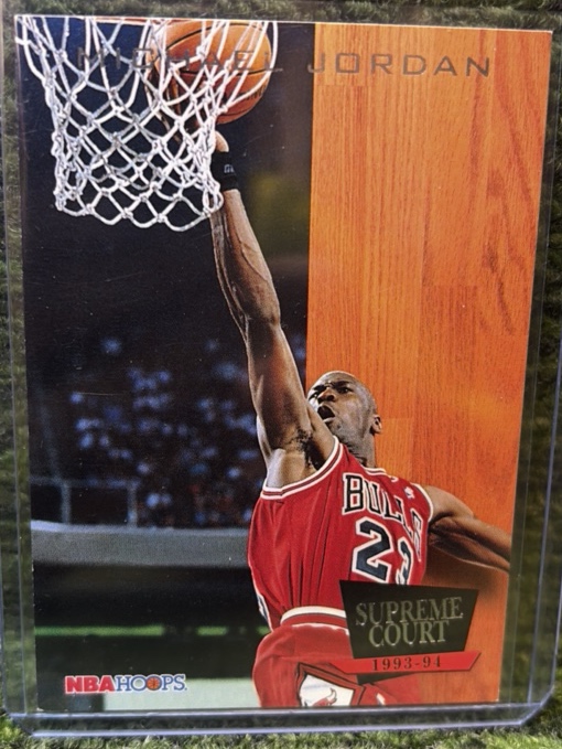 1993-94 NBA Hoops - Supreme Court Michael Jordan #SC11 Chicago Bulls