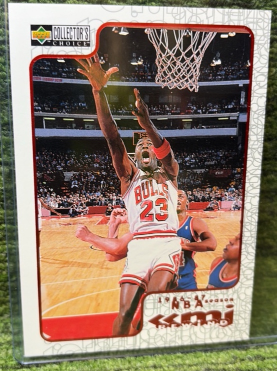 1997 Collectors Choice Michael Jordan MJ Rewind Basketball Card #R3 Bulls HOF JUMBO Card
