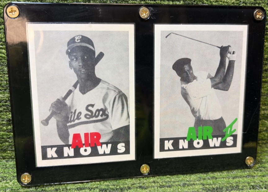 Michael Jordan Air Knows I & II 2 Card Set Baseball Golf Promo White Sox