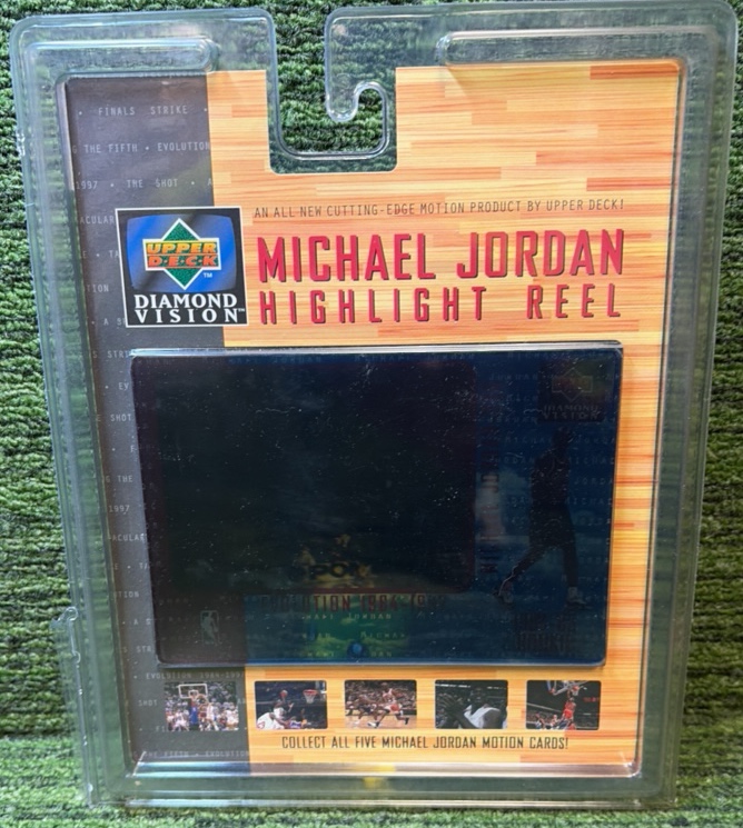UD DIAMOND VISION MICHAEL JORDAN EVOLUTION 1997 HIGHLIGHT REEL UNOPENED Blue