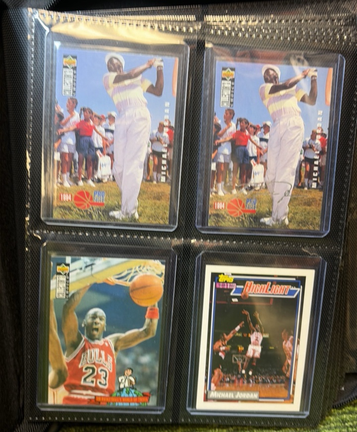 44 Card JORDAN Book Nice  All Michael Jordans 