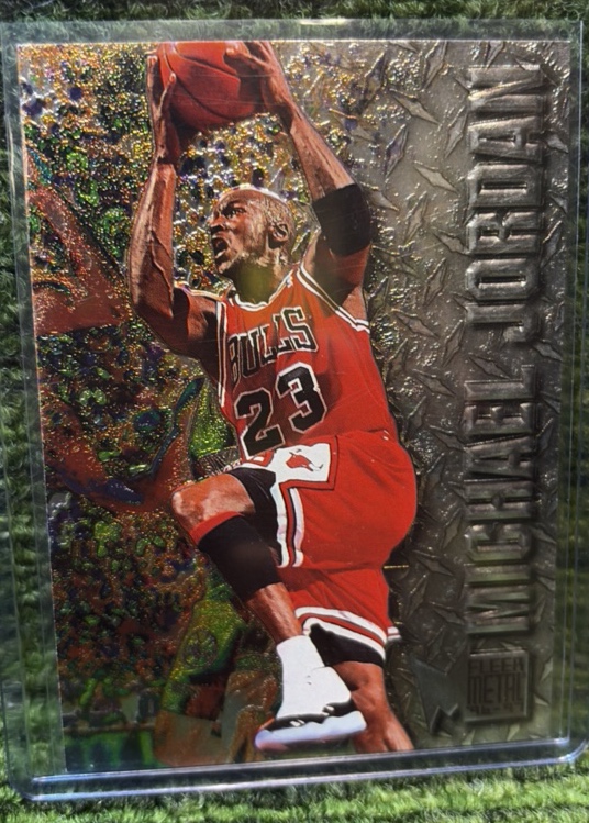1996-97 Fleer Metal Michael Jordan #11 Bulls NBA Basketball Card