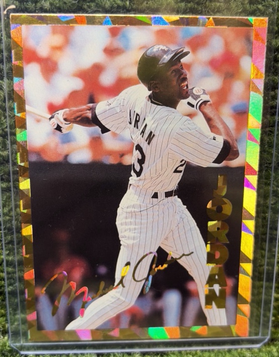 Michael Jordan 1993-94 Stadium Sports Gold Foil Baseball Card #69 Limited Print