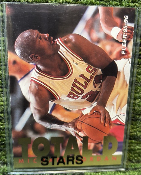 1995-96 Fleer Total D #3 Michael Jordan HOF Chicago Bulls