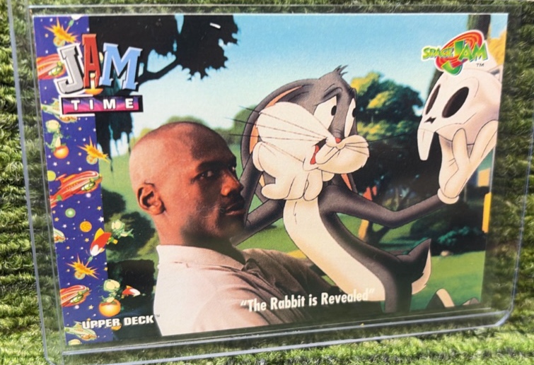 1996 Upper Deck Space Jam Michael Michael Jordan #34 The Rabbit is Revealed