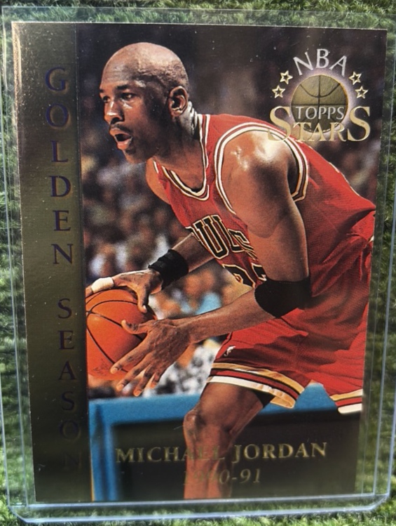 1996 Topps Stars - Golden Seasons Michael Jordan #74 Chicago Bulls