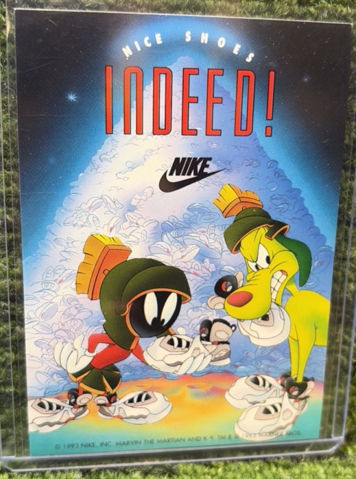 1993 Nike Warner Brothers MJ MICHAEL JORDAN Marvin the Martian Card