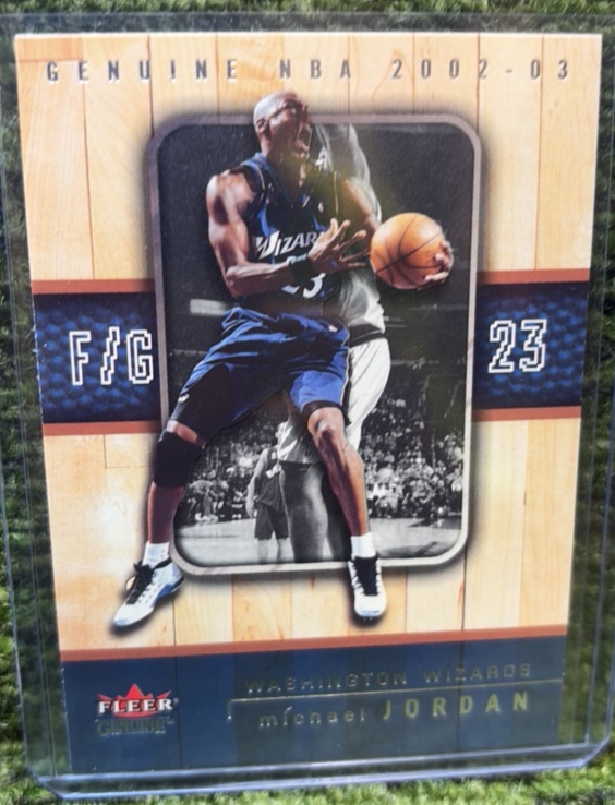 2002-03 Fleer Genuine MICHAEL JORDAN #23 Wizards LEGEND