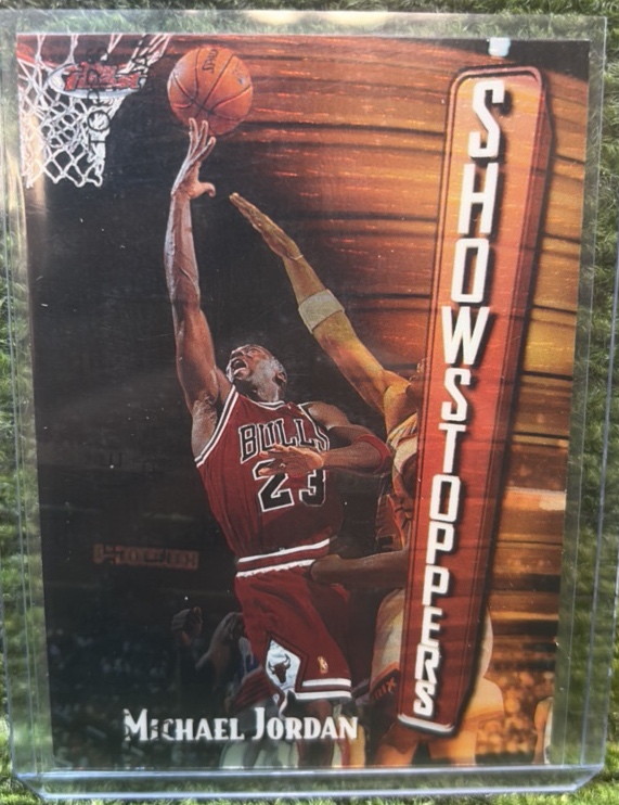 1997 Topps Finest SHOWSTOPPERS Michael Jordan Chicago Bulls #271
