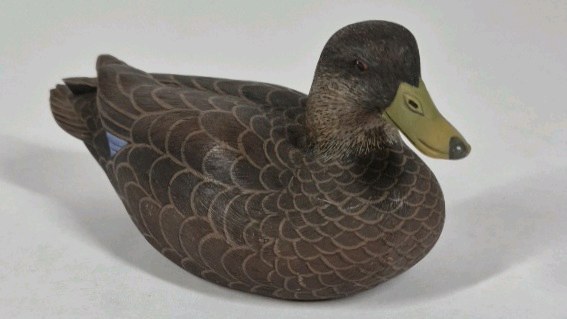 Black Duck Decoy George Kruth Danbury Mint North American Ducks