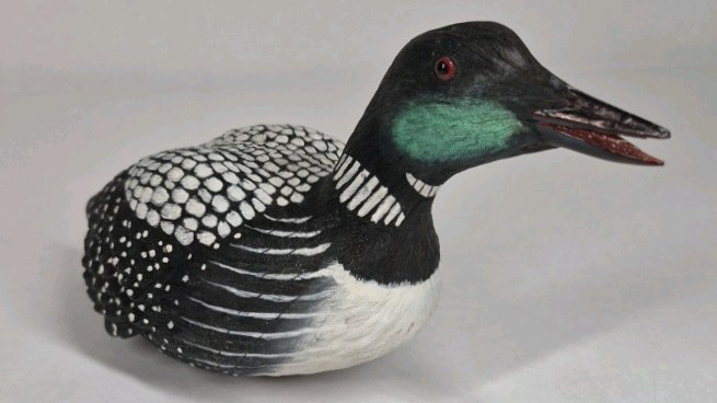 Loon Duck Decoy George Kruth Danbury Mint North American Ducks