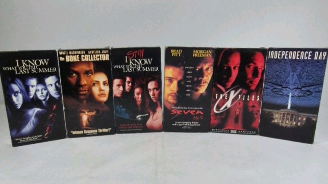 VHS Movie Lot Seven Usual Suspects Snow Falling on Cedars Drama Thriller Films