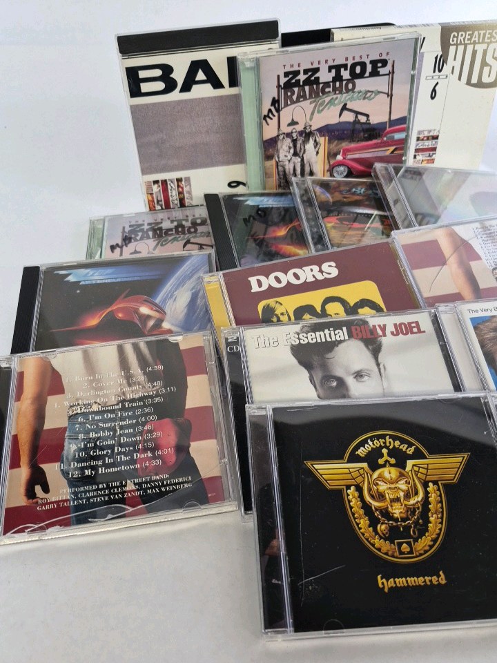 CD Music Lot Neil Diamond Billy Joel ZZ Top Boston Don Henley Classic Rock Collection