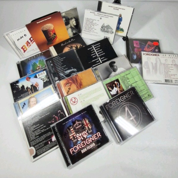 CD Music Lot Foreigner Styx Journey Bon Jovi Rock Pop Album Collection