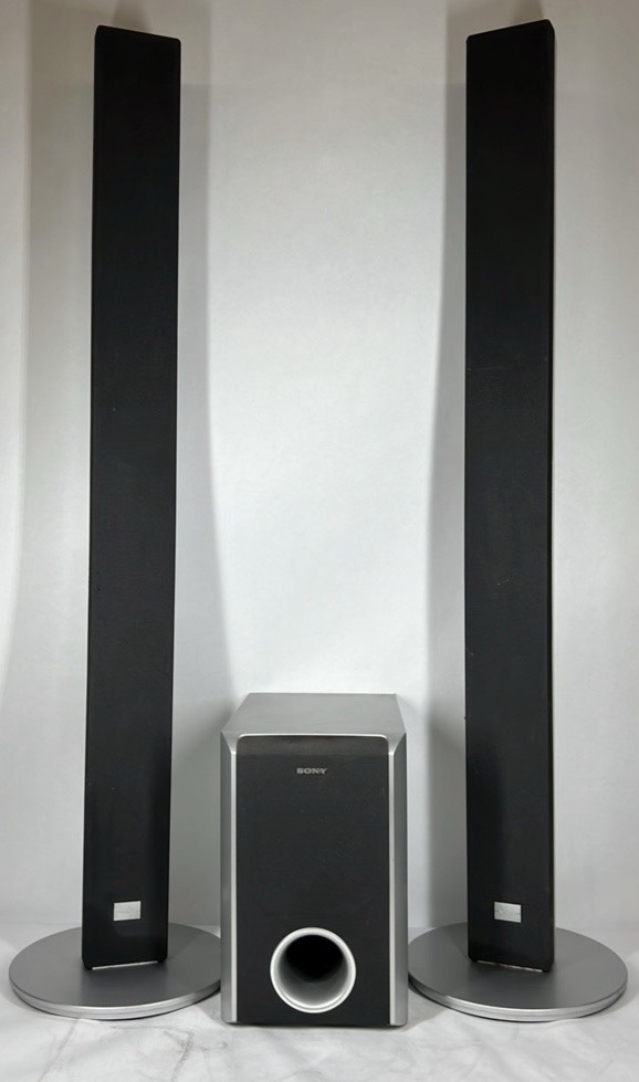Sony Home Theater Speaker System Floor Standing Tower Speakers Subwoofer Set