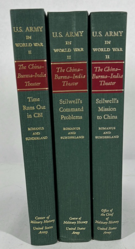 U.S. Army in World War II China Burma India Theater Stilwells Mission to China & Related Volumes Hardcover Set