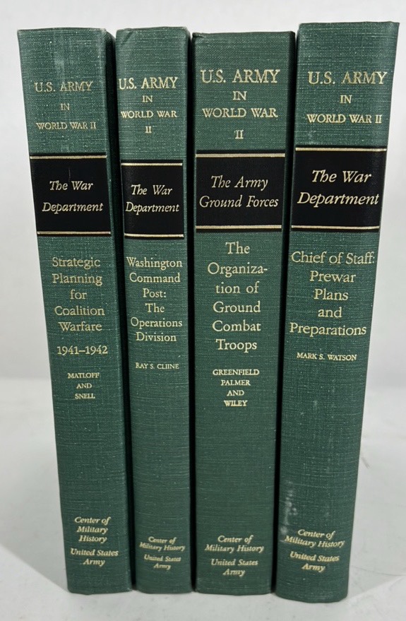 U.S. Army in World War II War Department Strategic Planning Coalition Warfare & Organization of Ground Combat Forces Hardcover Set
