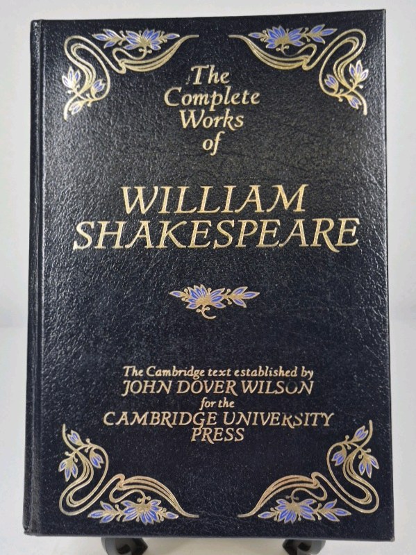 The Complete Works of William Shakespeare Cambridge University Press Hardcover Black Gilt
