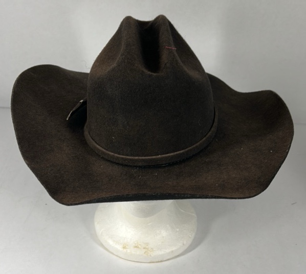Bullhide Western Cowboy Hat Wool Felt Brown Size 7 38 Wide Brim
