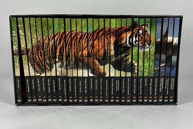 Wildlife Documentary DVD Set Animal Series Big Cats Sharks Bears Nature Collection