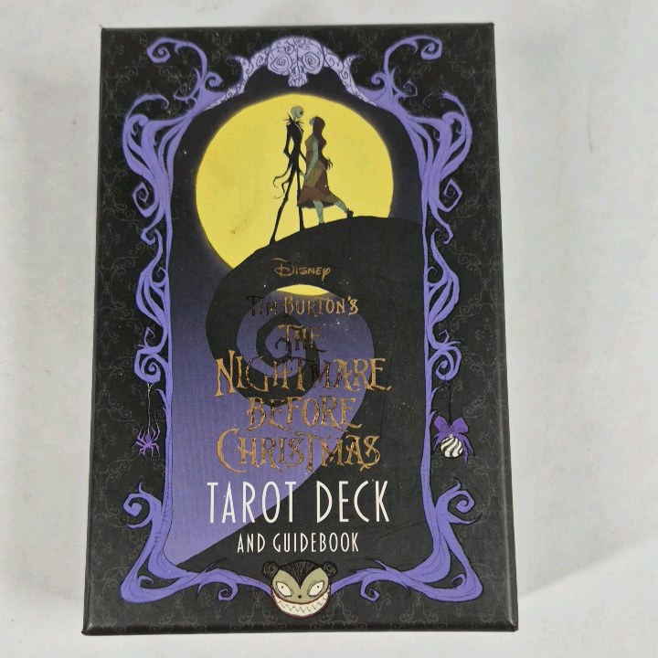 Disney Nightmare Before Christmas Tarot Deck And Guidebook Tim Burton