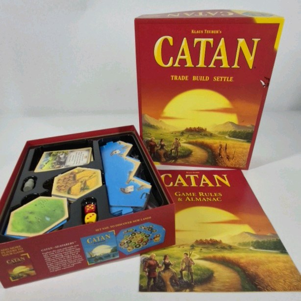 Catan Board Game Klaus Teuber Trade Build Settle Complete Box Set
