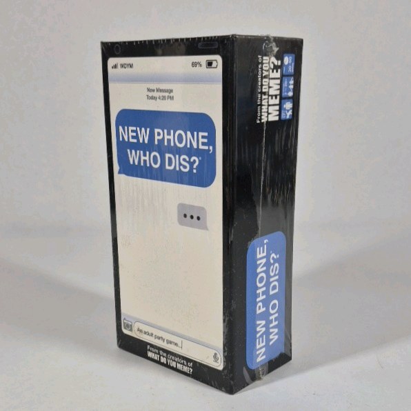 New Phone Who Dis Party Card Game Adult Humor Text Message Game