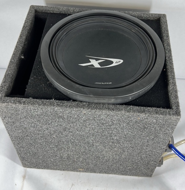 Alpine Type X 12 Subwoofer XD12 Ported Box Enclosure Car Audio High Power Bass