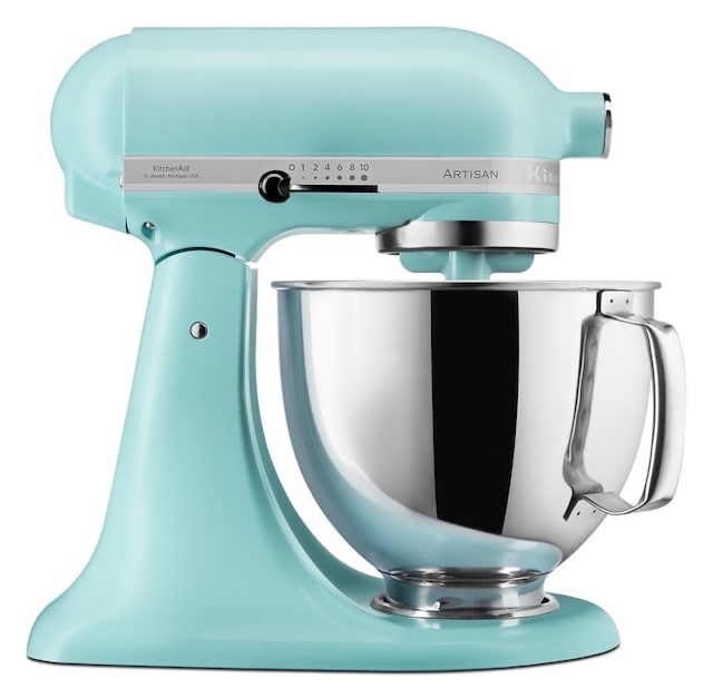 KitchenAid ARTISAN® SERIES 5 QUART TILT-HEAD STAND MIXER - MINERAL WATER BLUE | Retail $540