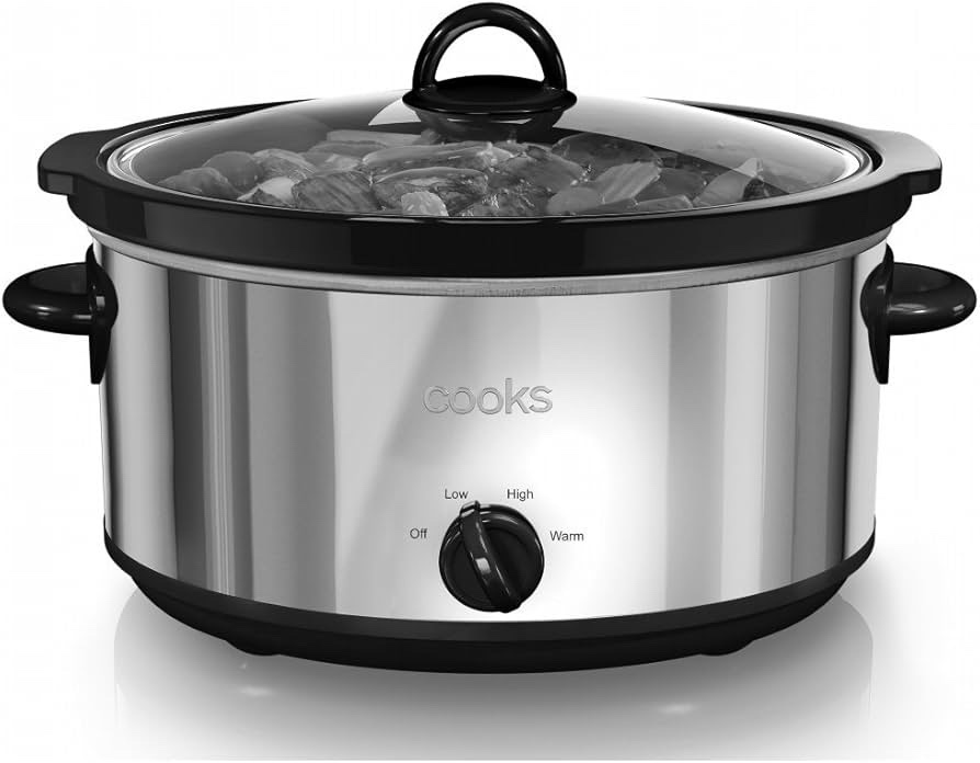 Cooks 6-qt. Stainless Steel Slow Cooker