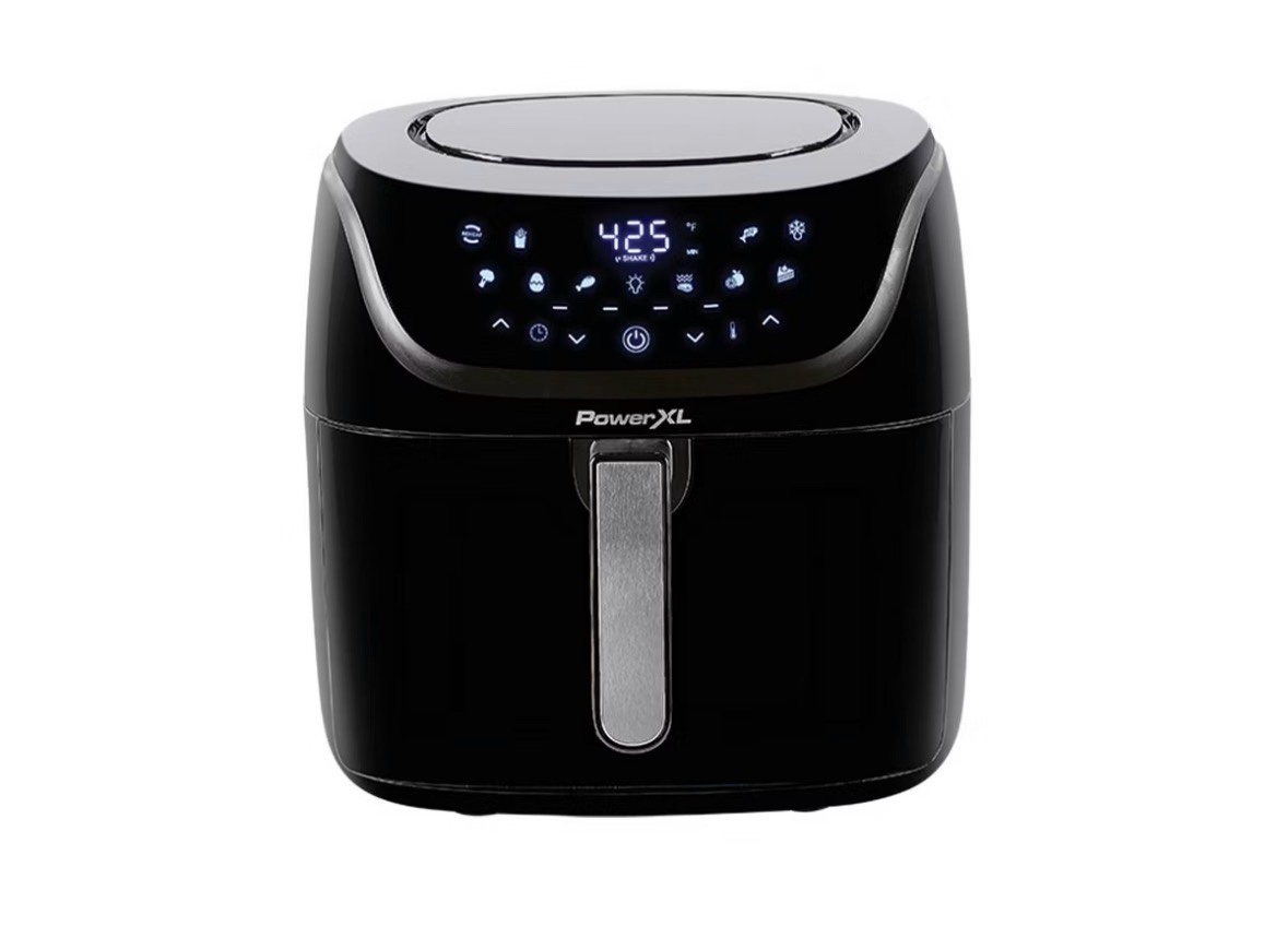PowerXL Vortex Pro Air Fryer 8qt - Black 1700W, Nonstick, Dishwasher-Safe, Automatic Shut-Off