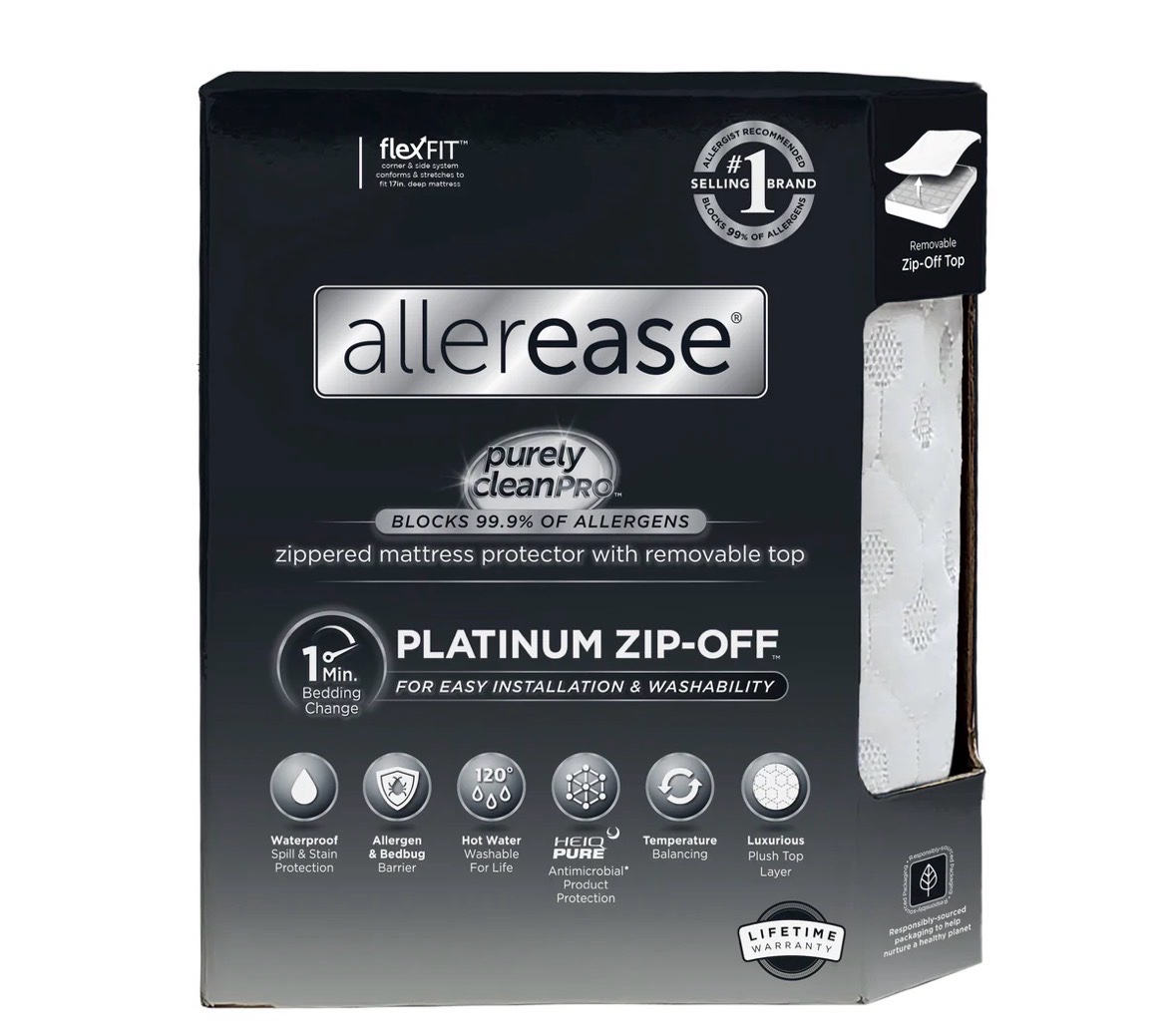 AllerEase Platinum Mattress Protector King Sized Bed