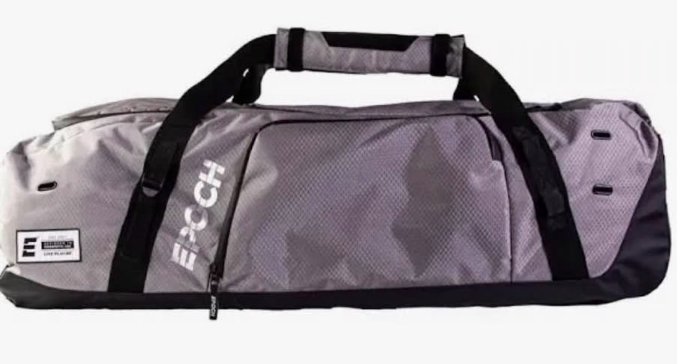 New Sport EPOCH LACROSSE - Elite Roller Bag, Sports Equipment Duffle Roller Bag, Gear Bag (Gray) XXL