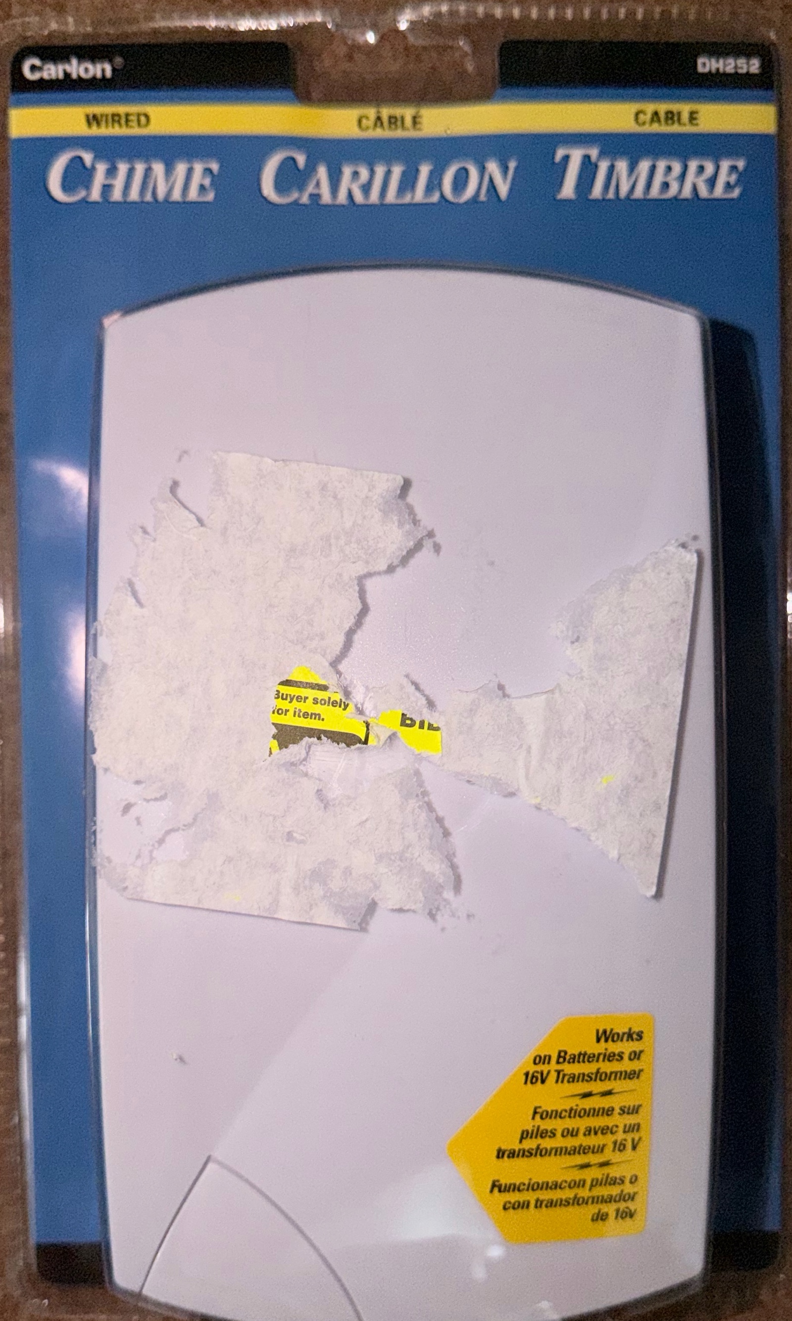 New Doorbell Chime Wired