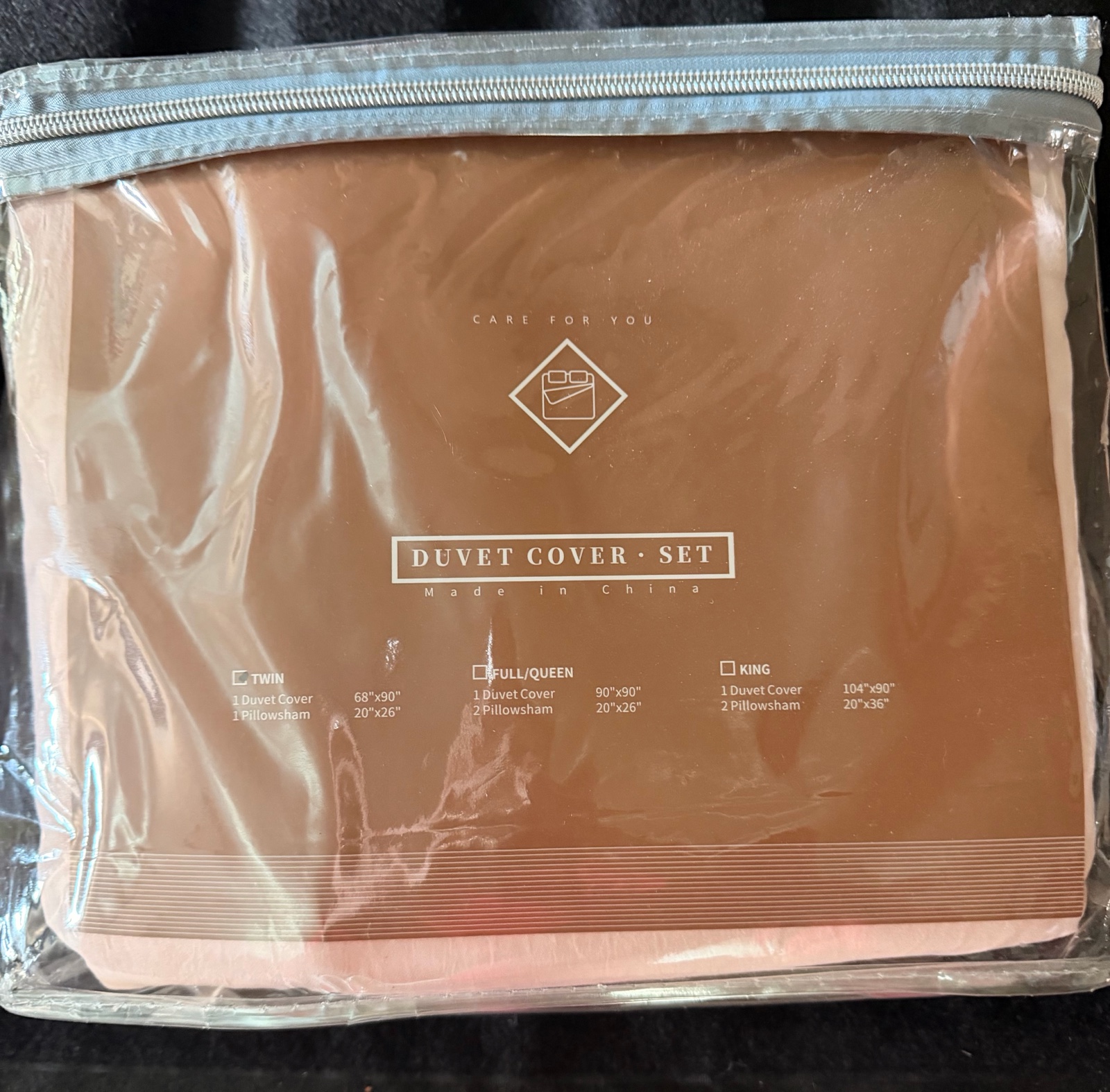 New Pink Duvet Cover Set