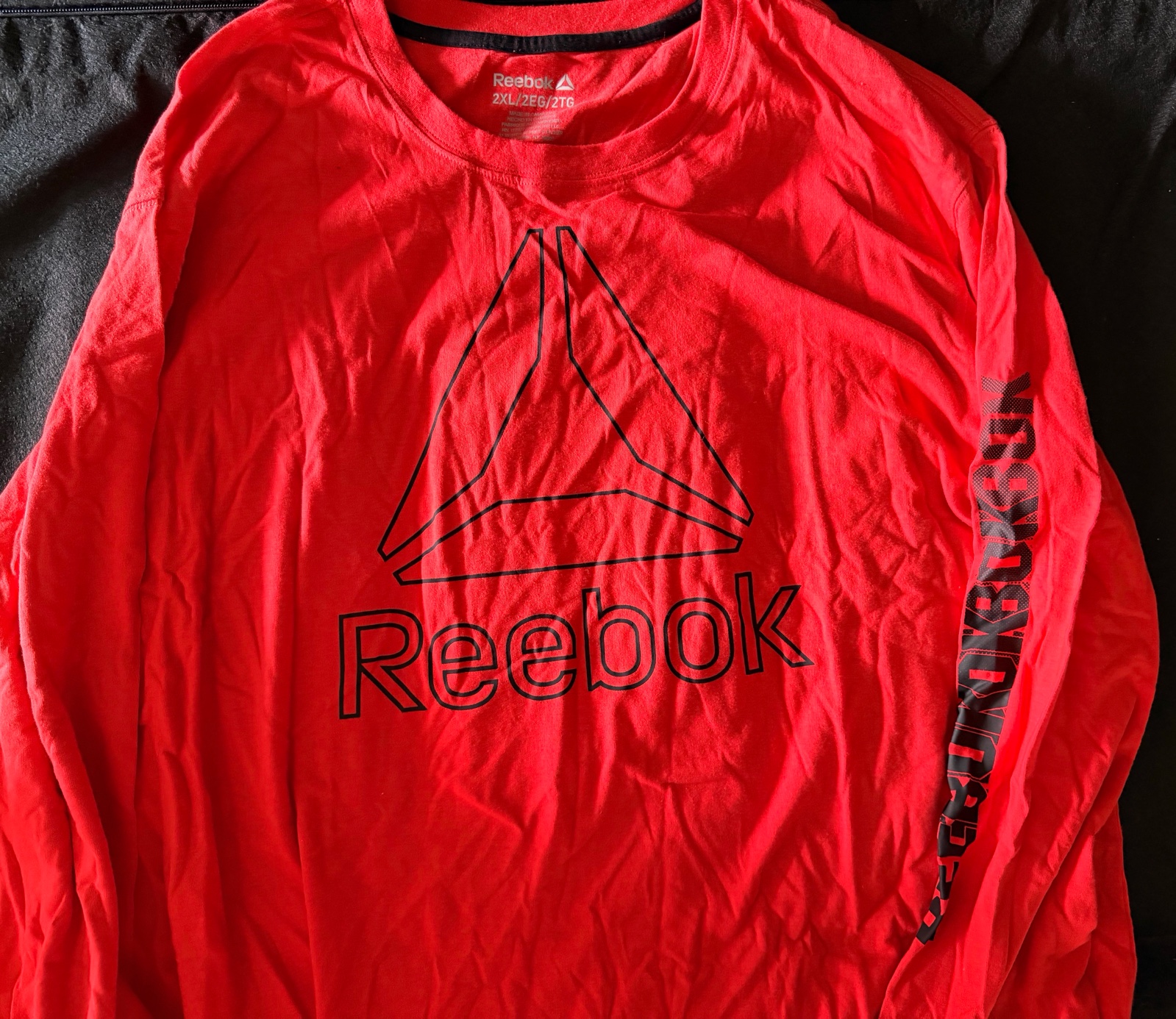 New with tags Rebook mens Long Sleeve shirt 2XL